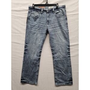 Axel Brand Mens Slim Boot‎ Stretch Jeans Light Wash Cave AXMB0084 36x32 NWT